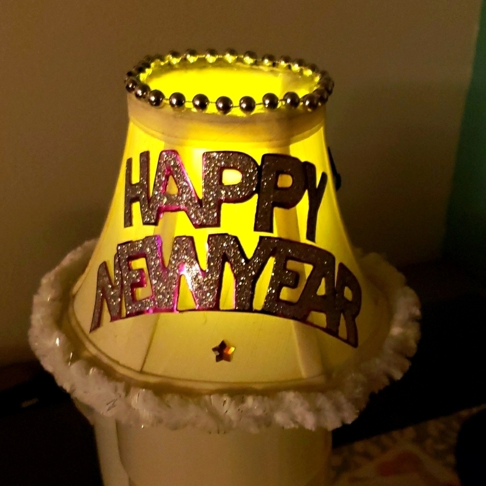 New Year's Eve Light-up Lampshade Hat/Tiara One Size Fits Most